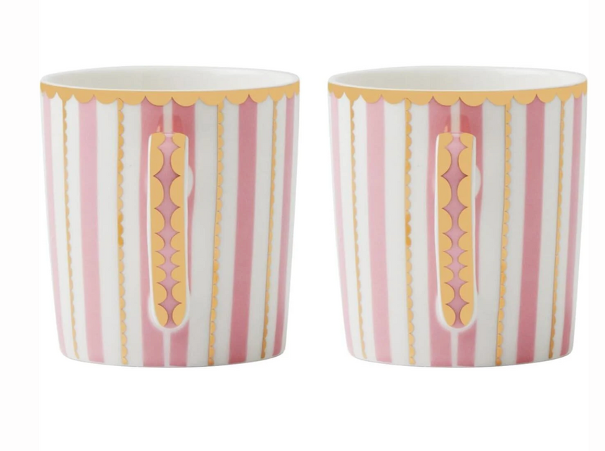 Maxwell & Williams Teas & C's Regency Espresso Cup & Saucer Set, Pink