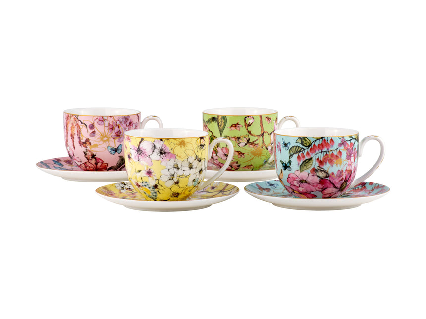 Maxwell & Williams Estelle Michaelides Enchantment Cup & Saucer (Set of 4)
