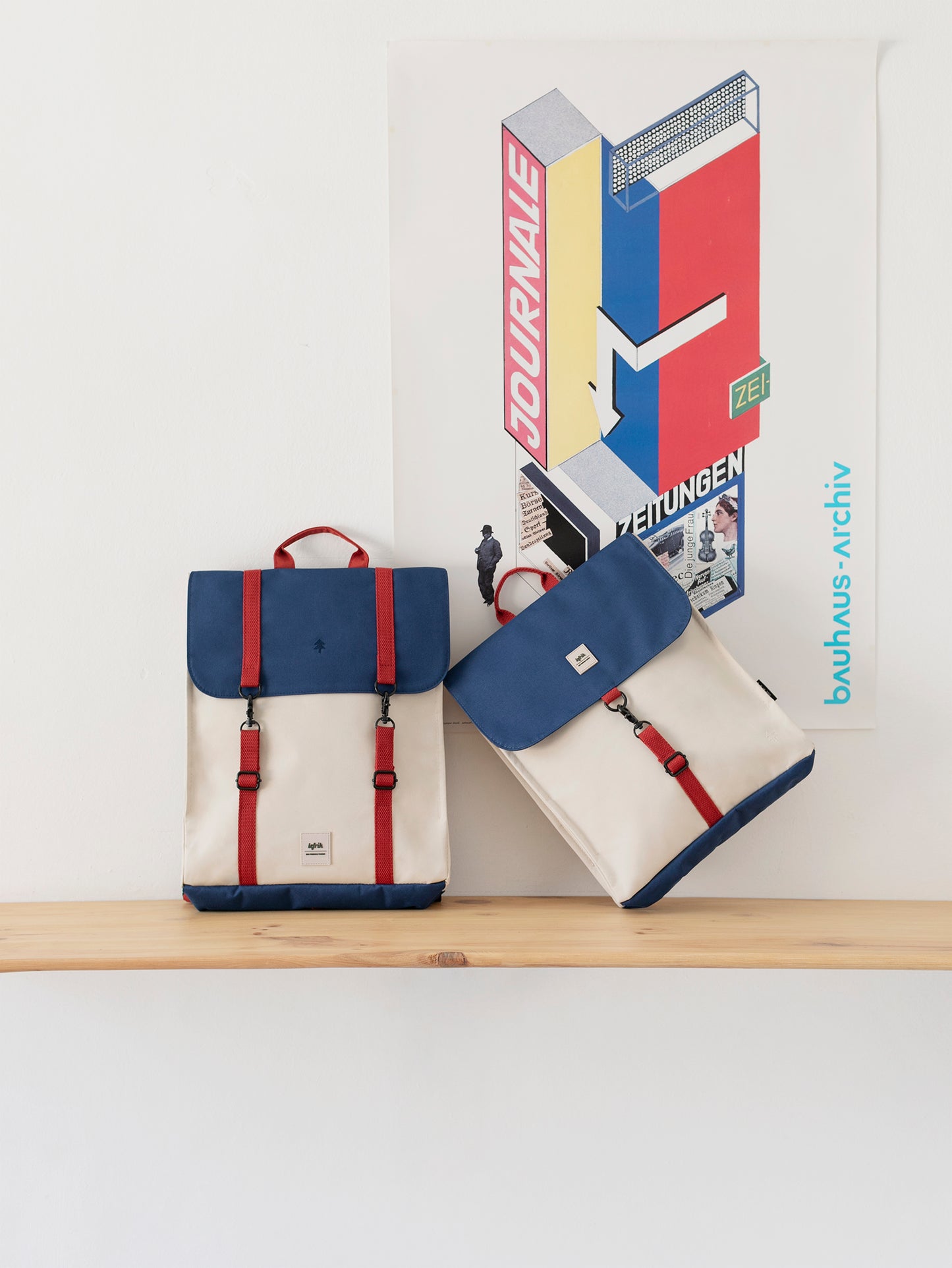 Lefrik Handy Mini Backpack, Bauhaus Block