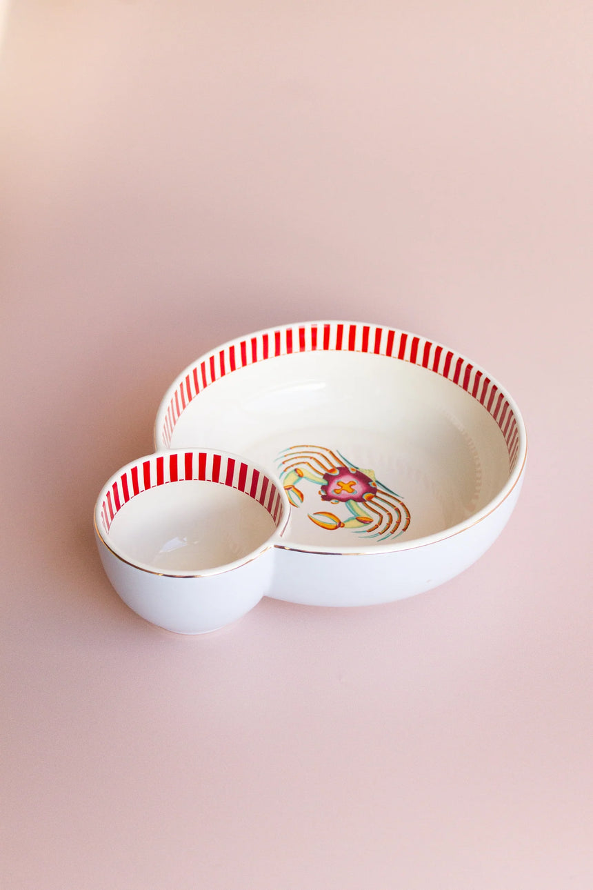 Yvonne Ellen Chip & Dip Serving Bowl