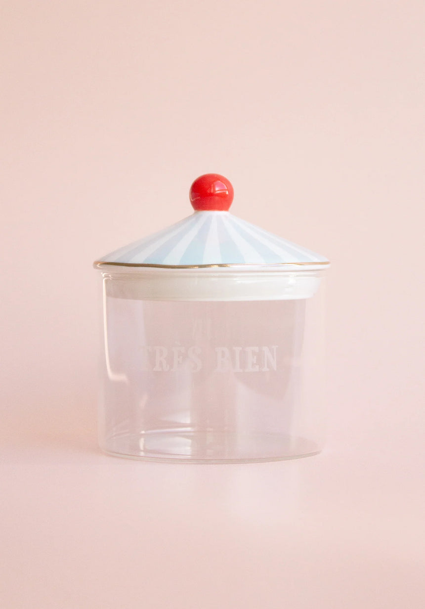 Yvonne Ellen Small Glass Storage Jar, Tres Bien