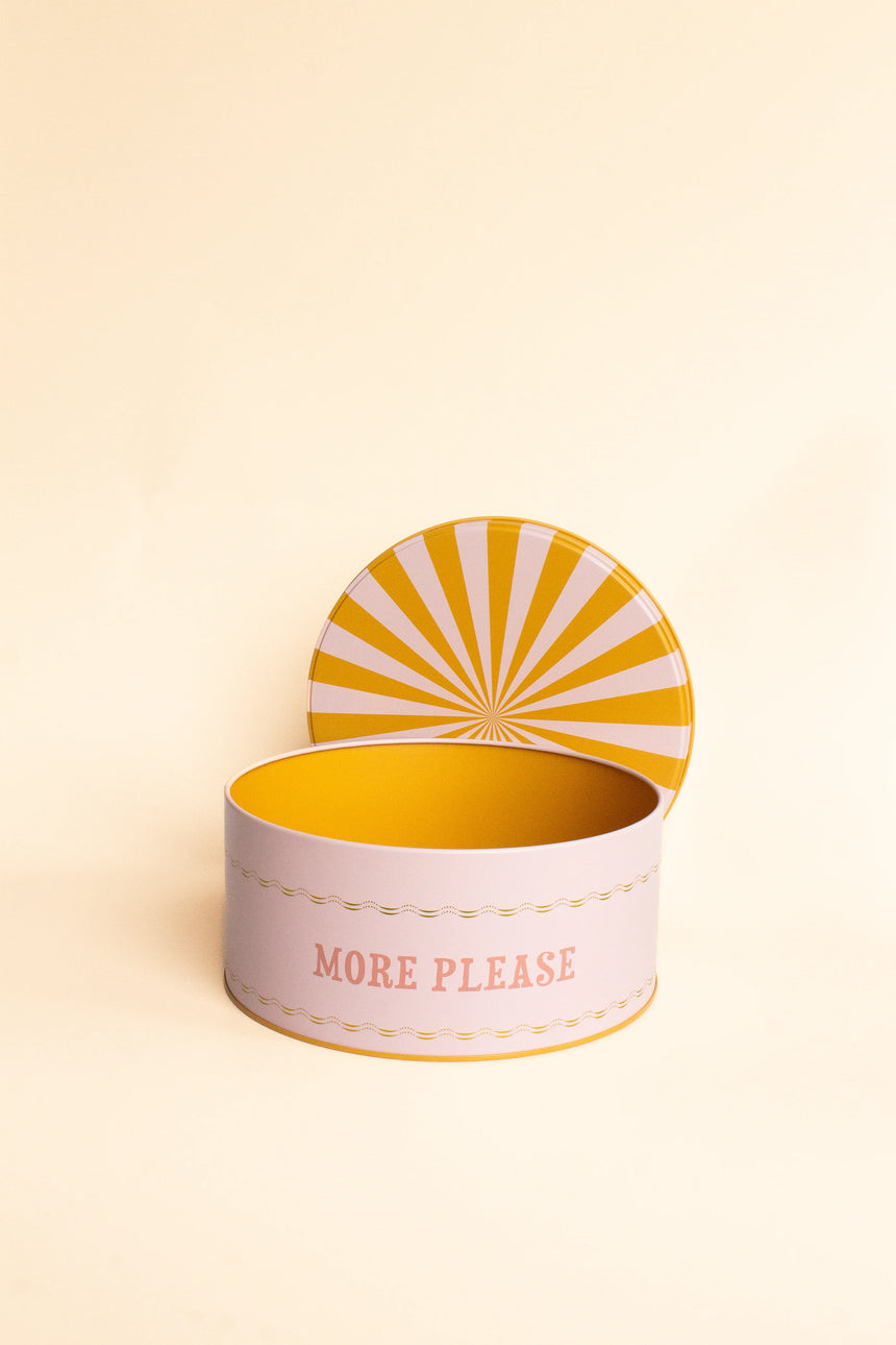 Yvonne Ellen Round Cake Tins, Slogan (Set Of 2 )