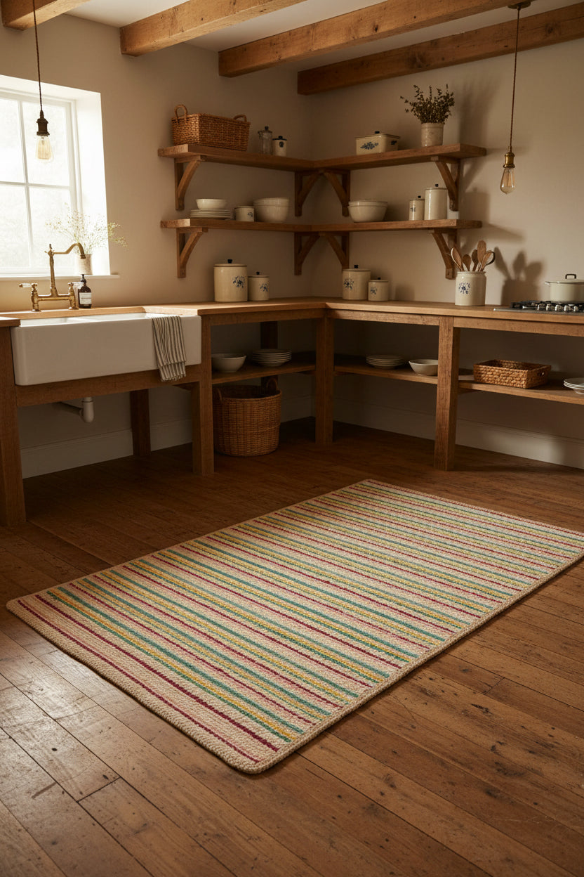 The Braided Rug Company Ikat Rectangle Jute Rug