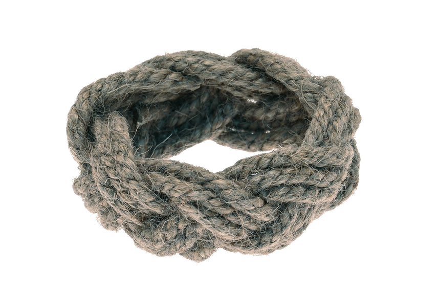 Walton & Co Jute Napkin Ring, Brown