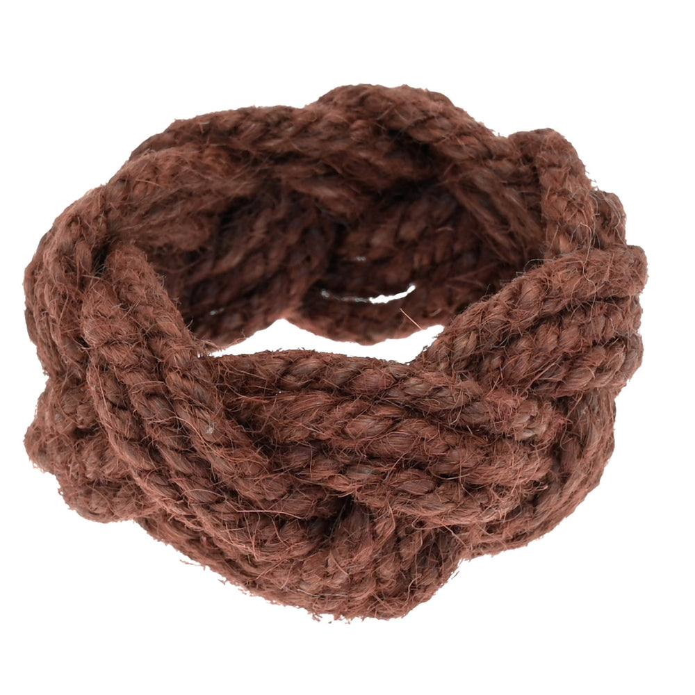 Walton & Co Jute Napkin Ring, Conker