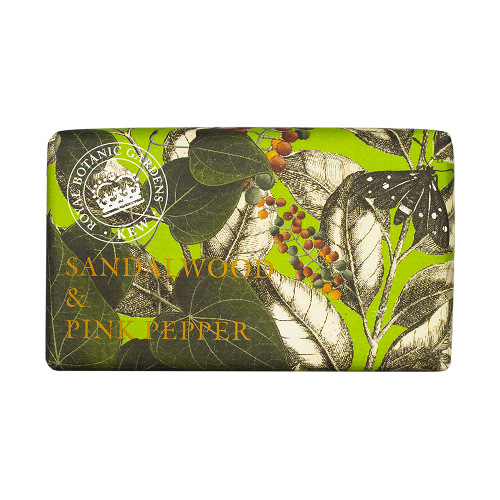 The English Soap Company Kew Gardens, Sandalwood And Pink Pepper Soap