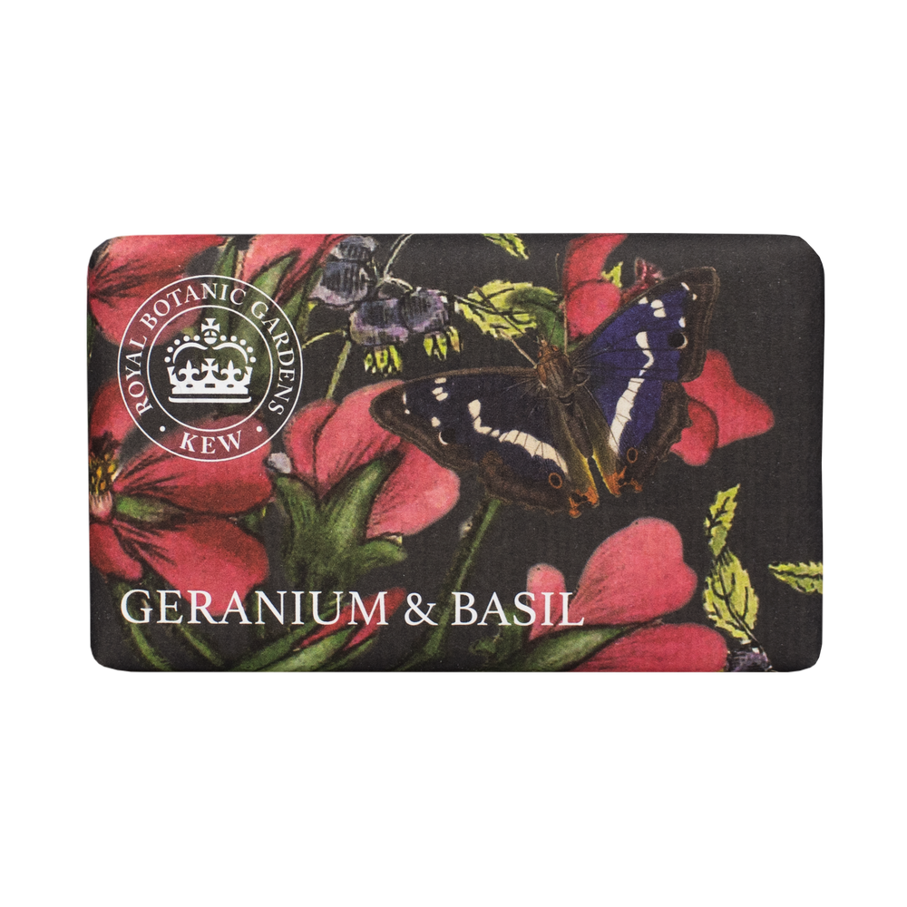 The English Soap Company Kew Gardens, Geranium And Basil Soap