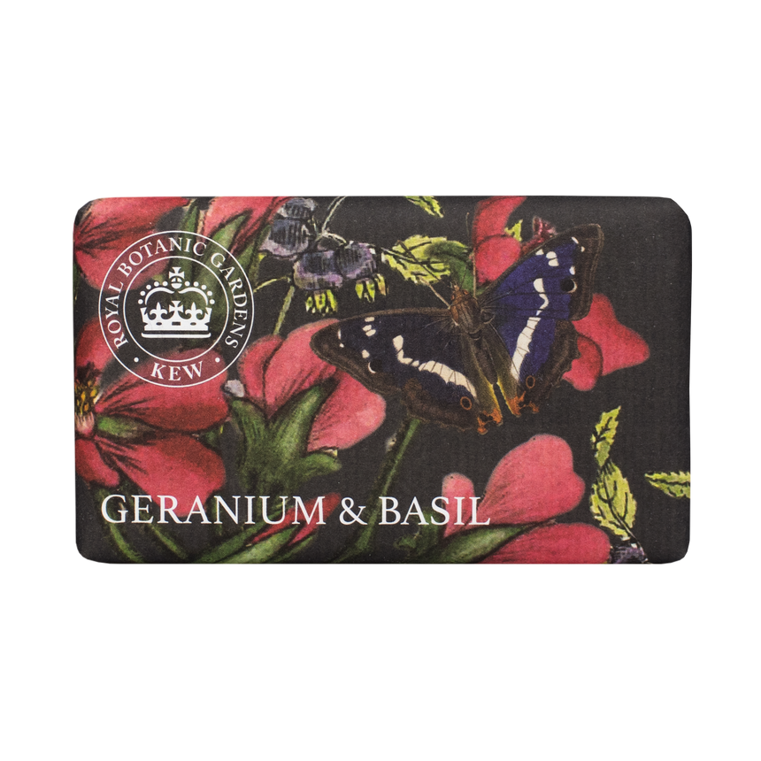 The English Soap Company Kew Gardens, Geranium And Basil Soap
