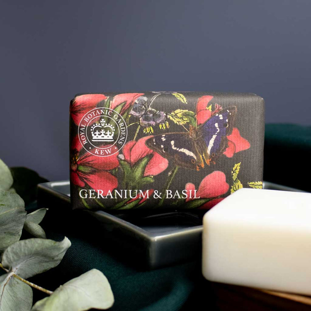 The English Soap Company Kew Gardens, Geranium And Basil Soap