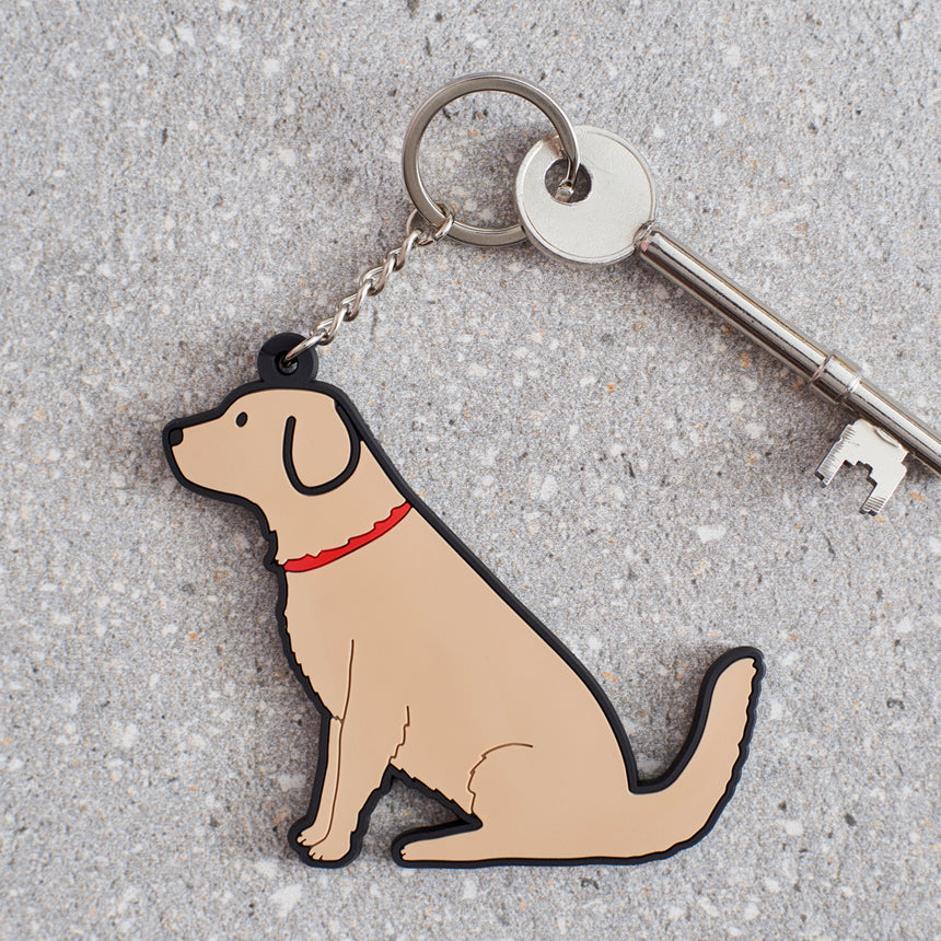Sweet William Golden Retriever Keyring