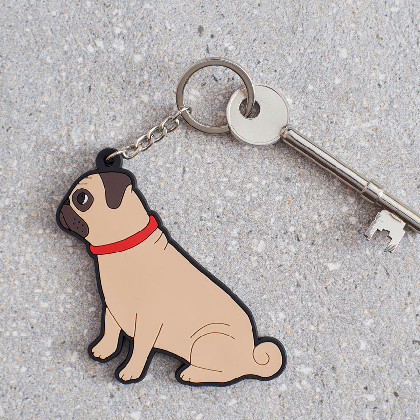 Sweet William Pug Keyring