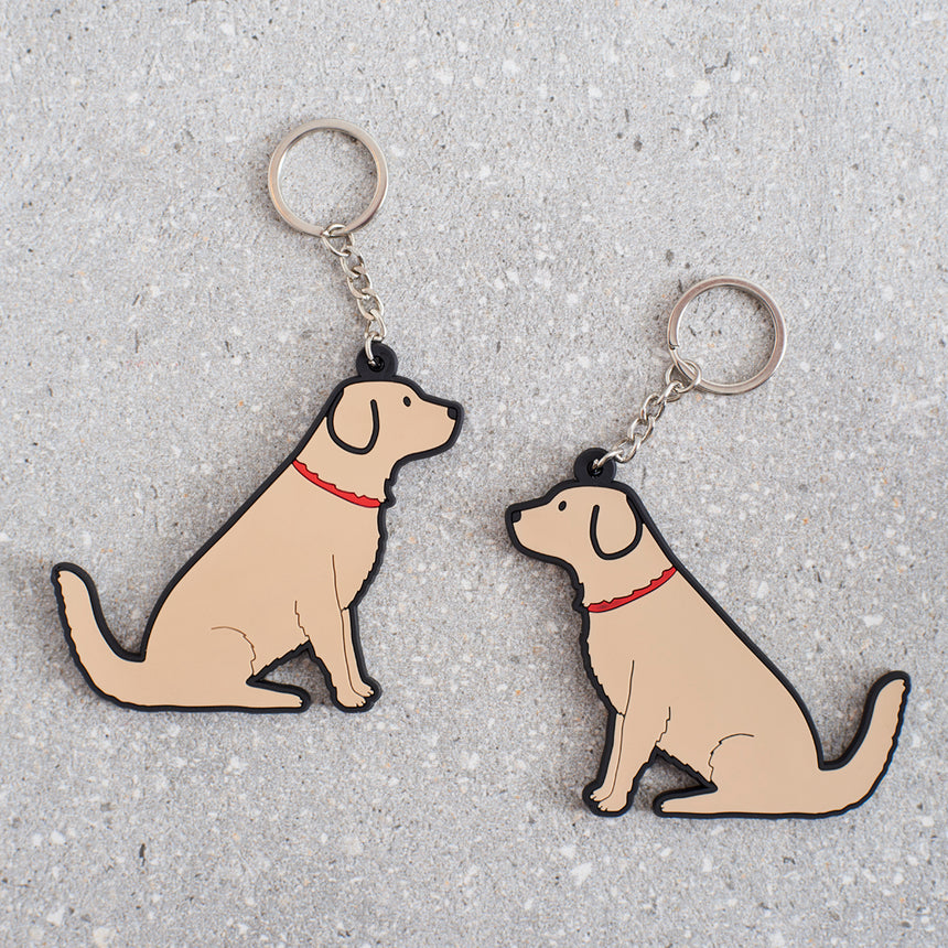 Sweet William Golden Retriever Keyring