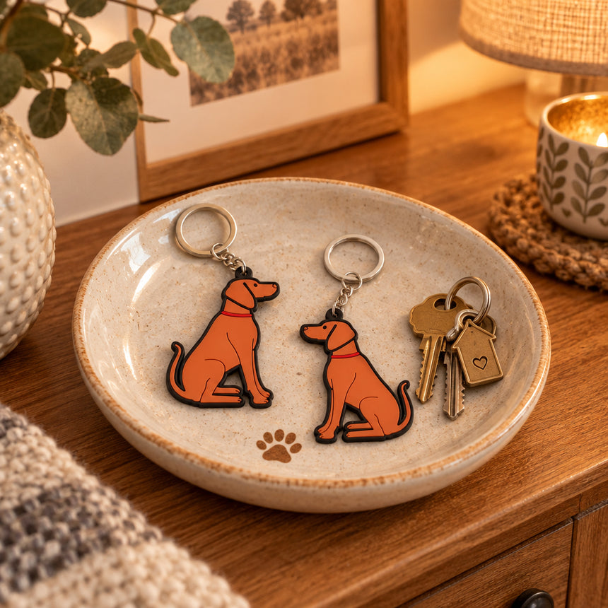 Sweet William Vizsla Keyring