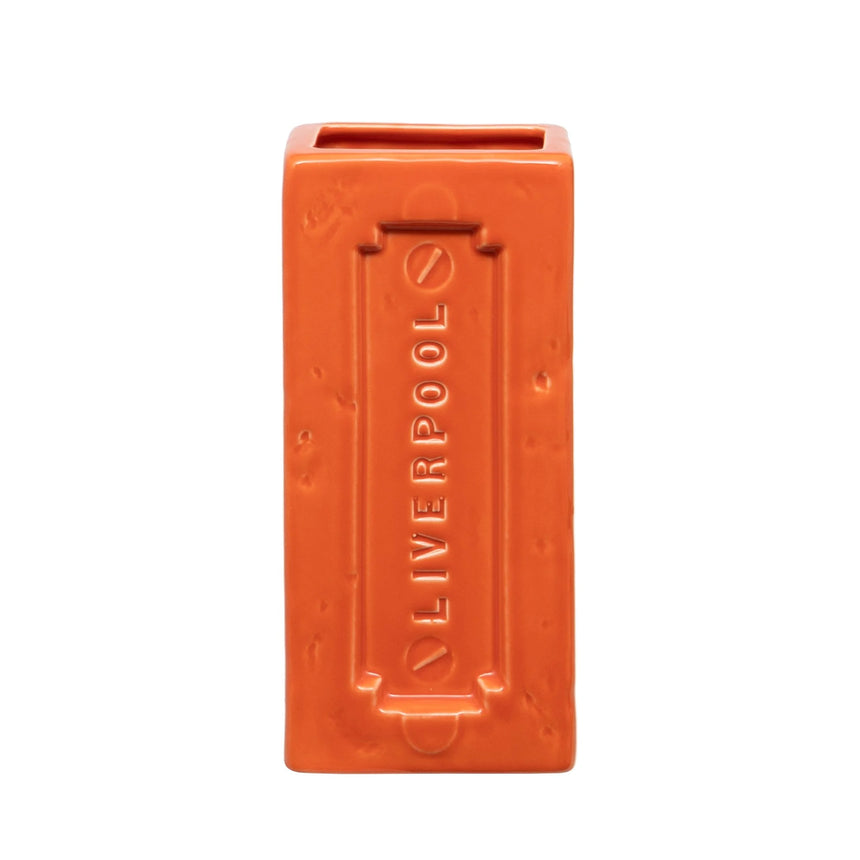 Liverpool Brick Vase, Orange