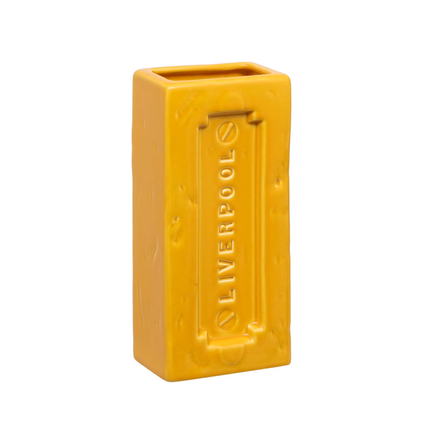 Liverpool Brick Vase, Yellow