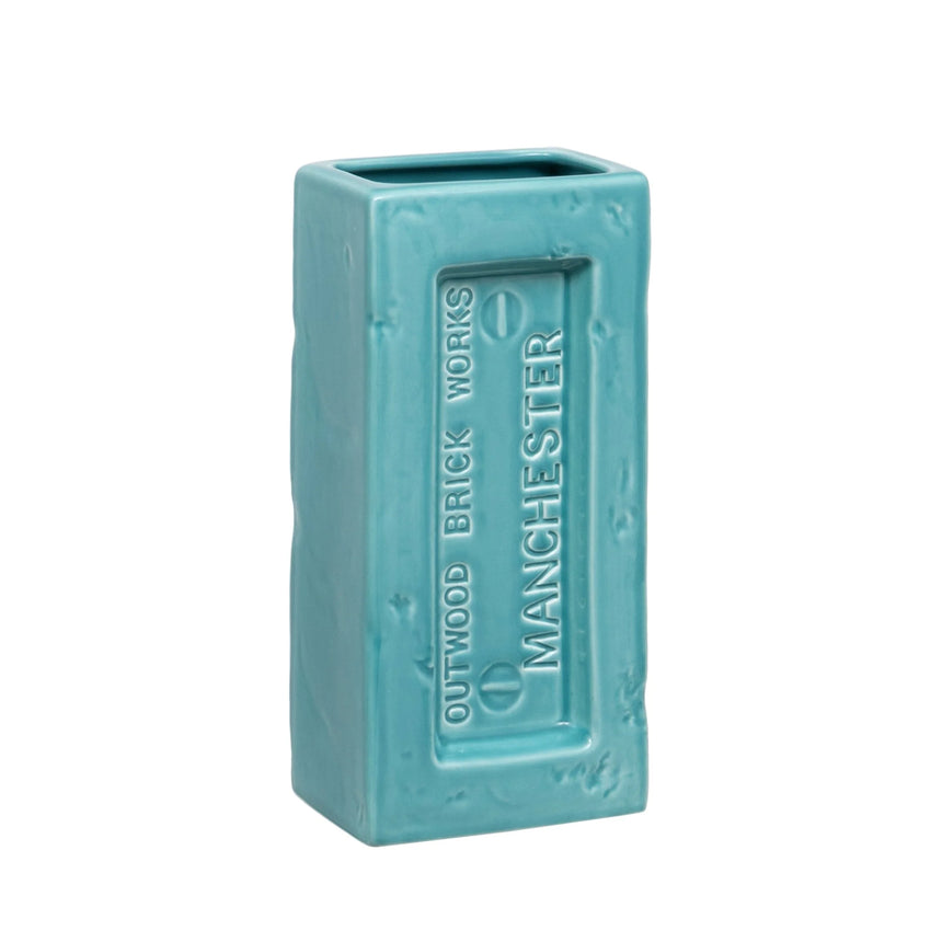 Manchester Brick Vase, Turquoise