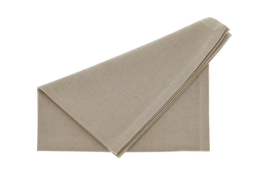 Walton & Co Cotton Napkins, Stone (Set Of 4)