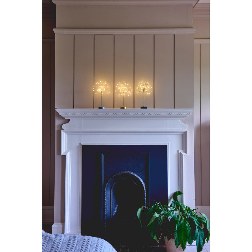 Starburst Mini Table LED Fairy Light, Silver