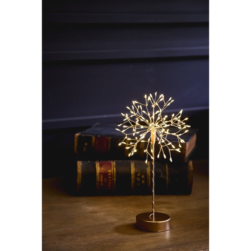 Dandelion Mini Table LED Fairy Light, Gold