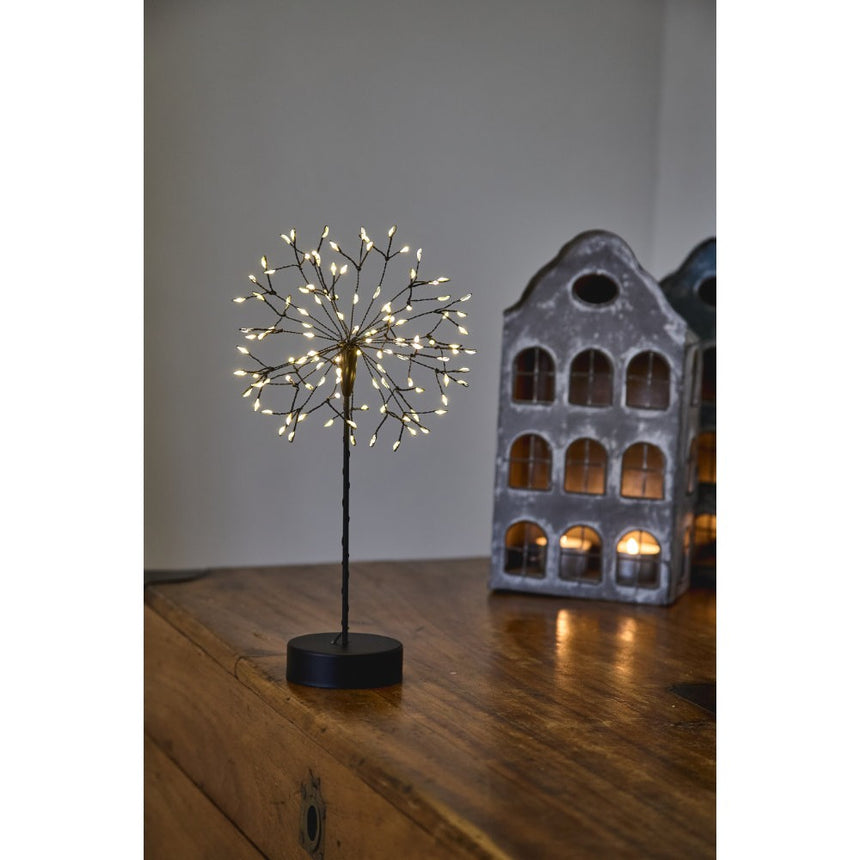 Dandelion Mini Table LED Fairy Light, Black