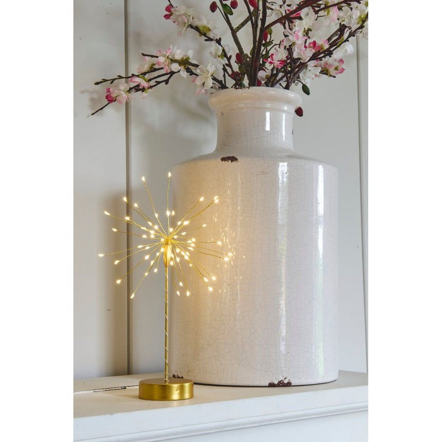 Starburst Mini Table LED Fairy Light, Gold
