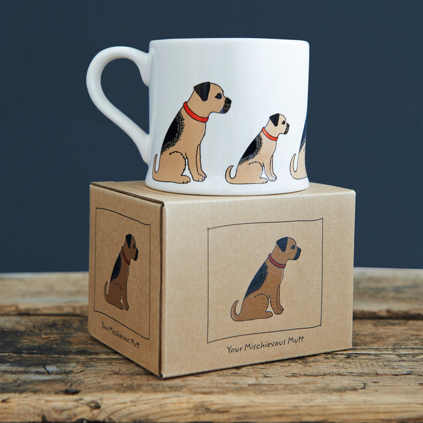 Sweet William Ceramic Mug, Border Terrier