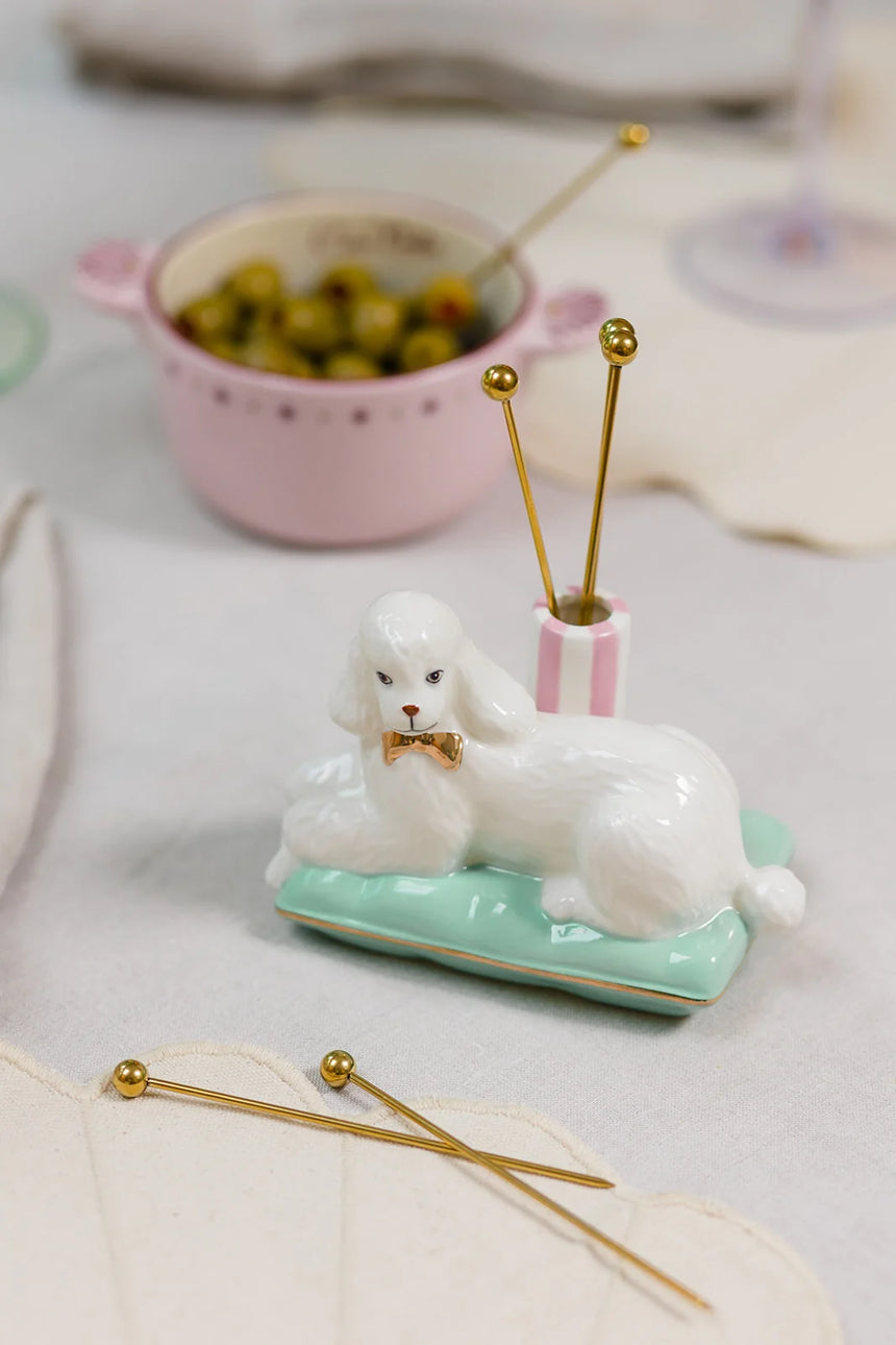 Yvonne Ellen Poodle Cocktail Pick Holder
