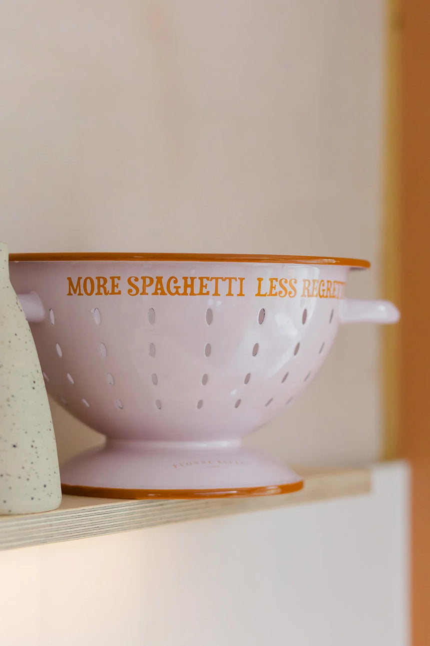 Yvonne Ellen Enamel Colander, More Spaghetti