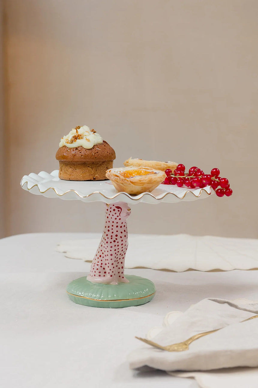 Yvonne Ellen Cheetah 3D Cake Stand