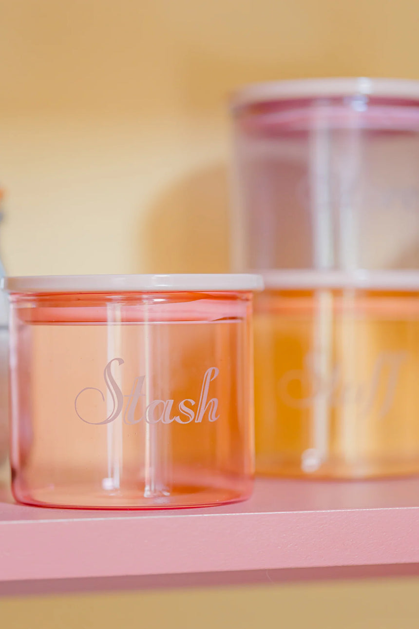 Yvonne Ellen Stacking Glass Storage Jars (Set of 3)