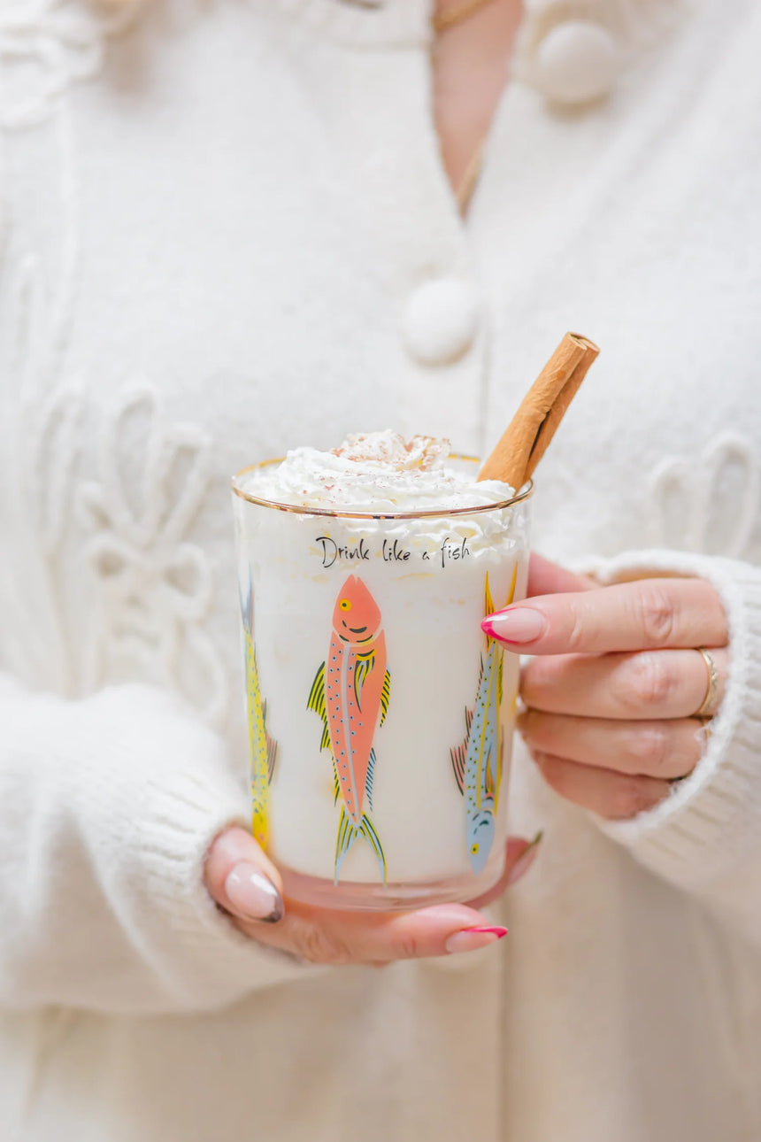 Yvonne Ellen Hi Ball Glass Fishes