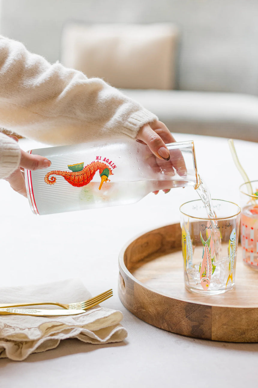 Yvonne Ellen Hi Ball Glass Fishes