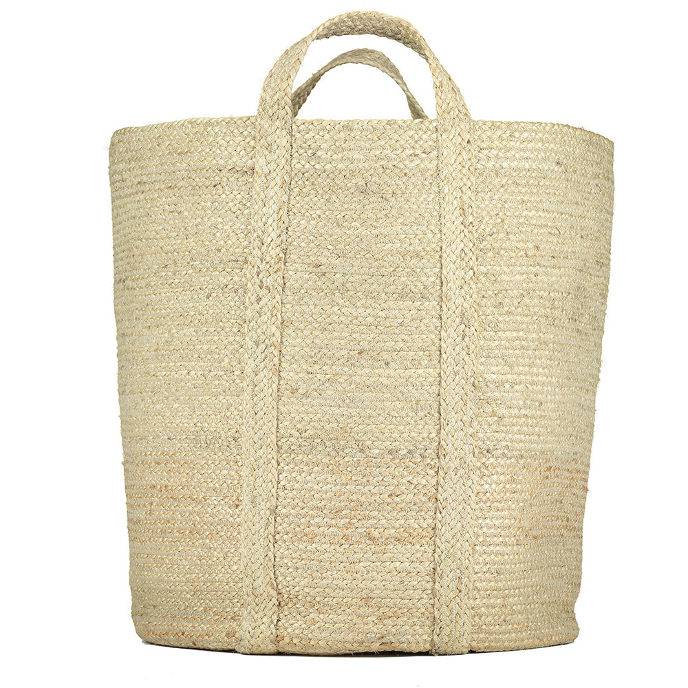The Braided Rug Company Natural Jute Slouchy Basket