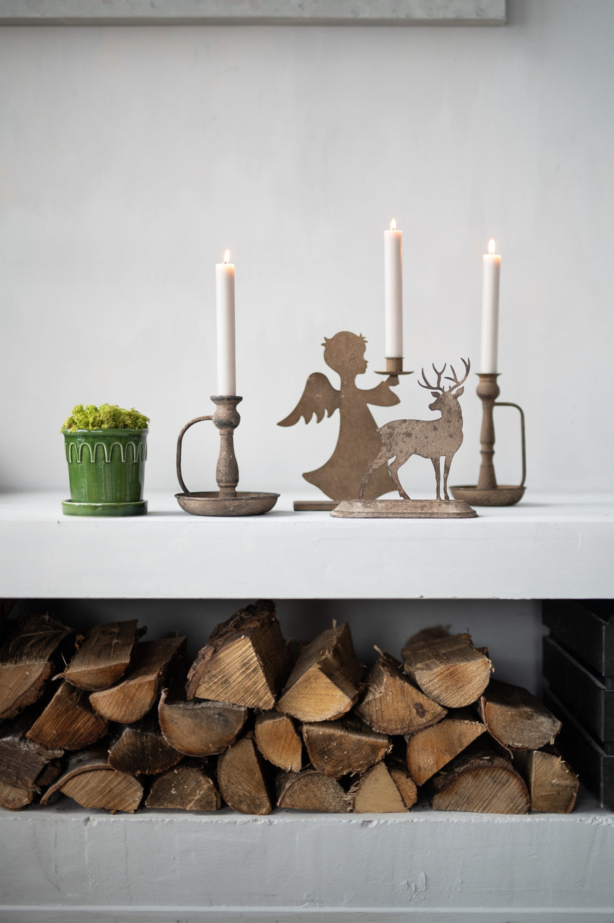 Wikholm Lykke Ceramic Plant Pot & Saucer