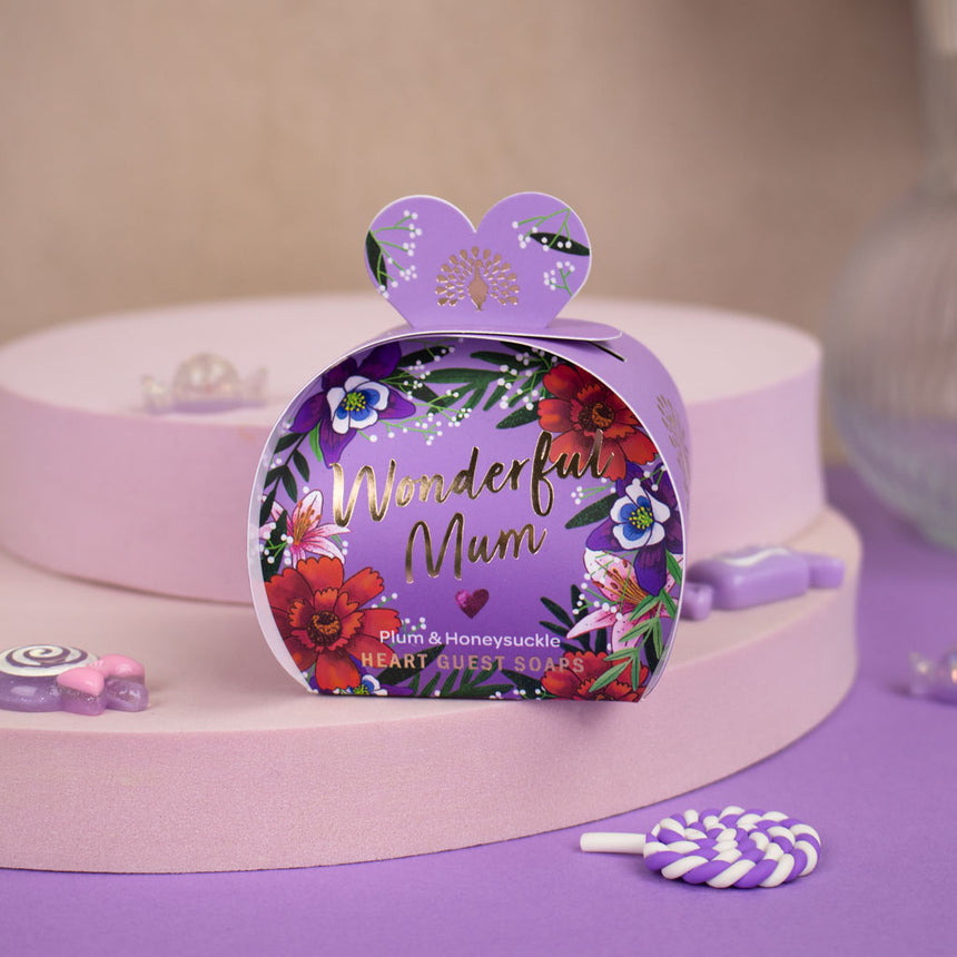 The English Soap Company Occasion, Mini Heart Soaps, Wonderful Mum