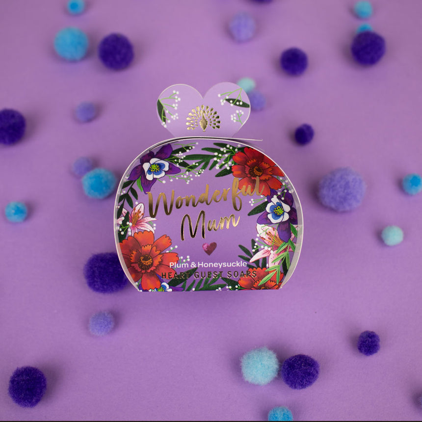 The English Soap Company Occasion, Mini Heart Soaps, Wonderful Mum