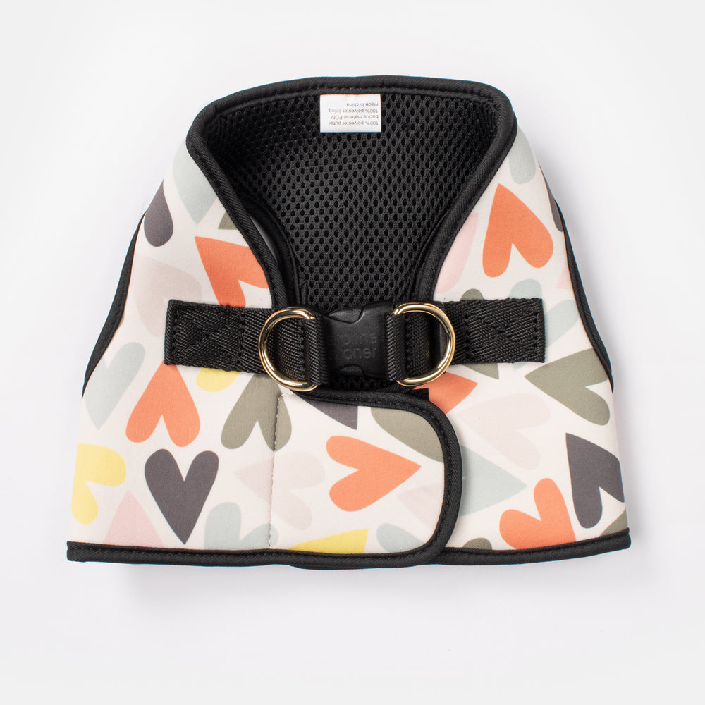 Caroline Gardner Dog Harness, Hearts