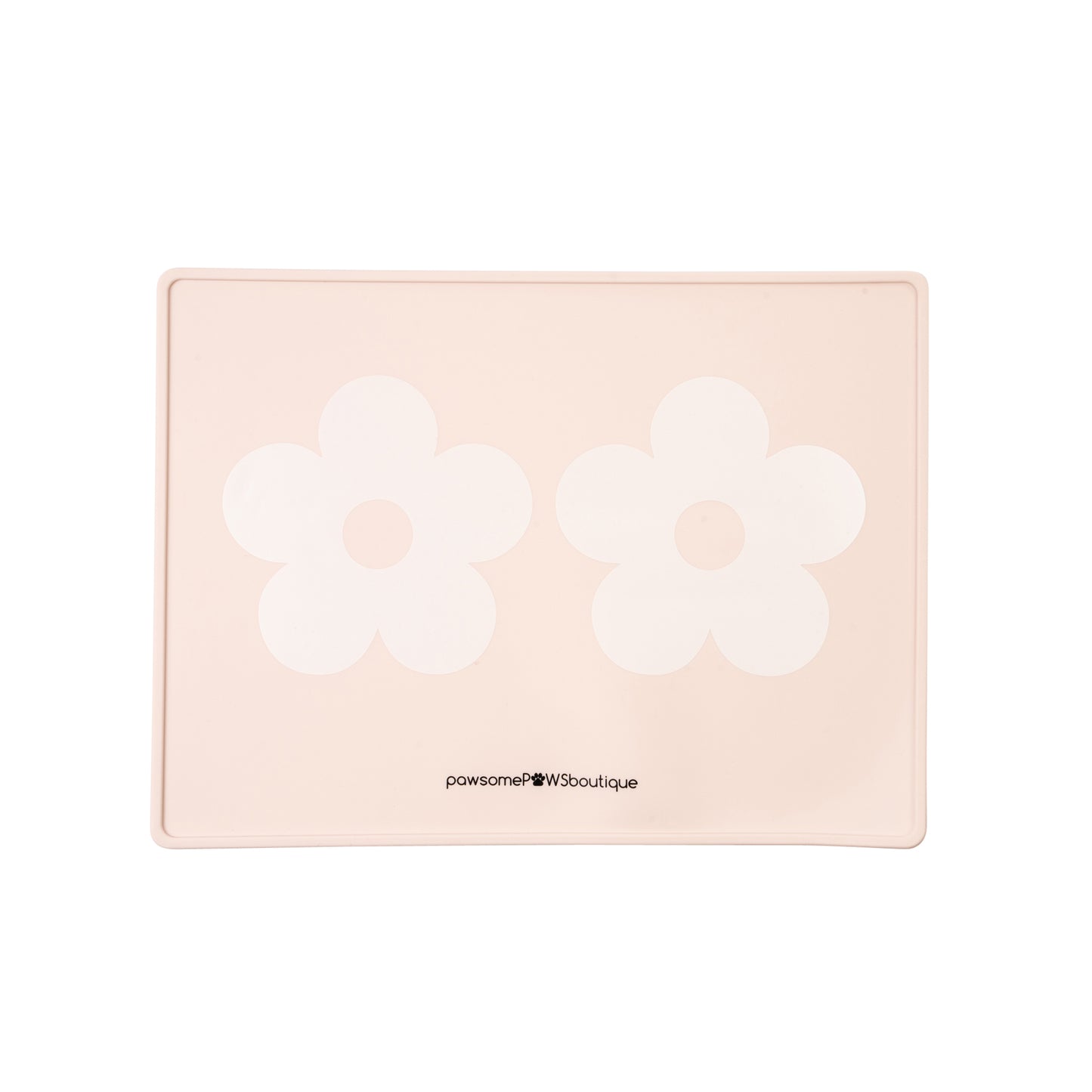 Pawsome Boutique Pet Placemat, Pink Flowers