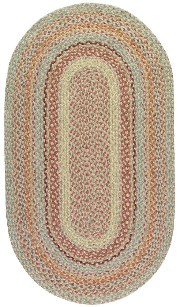 The Braided Rug Company Oval Jute Rug, Pampas