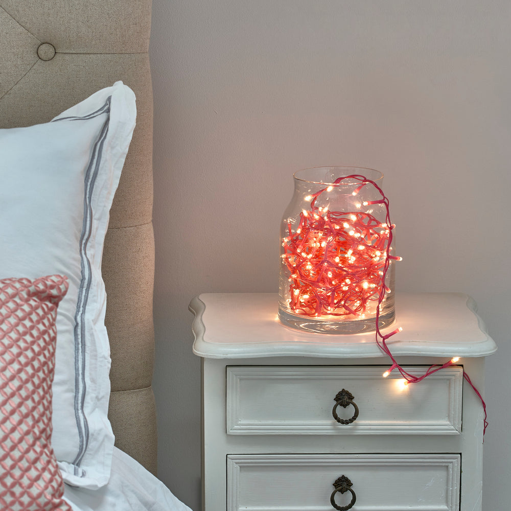 LED Pin Light, Pink (Mains Powered)