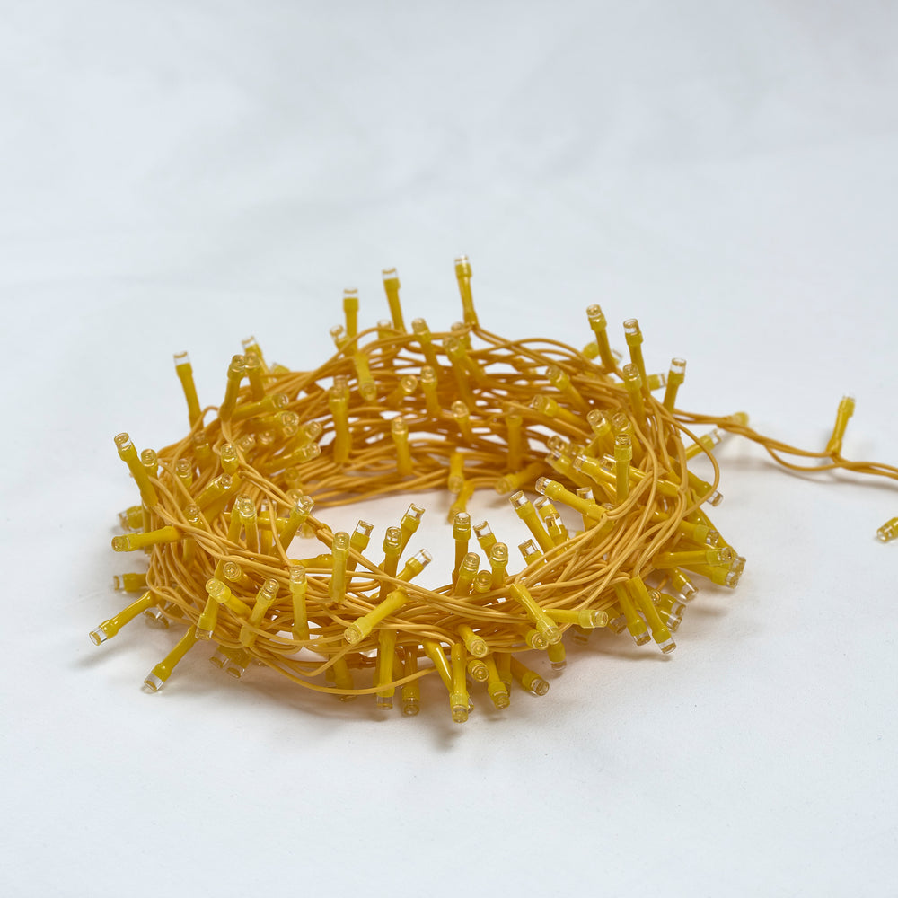 LED Pin Light, Yellow (Mains Powered)