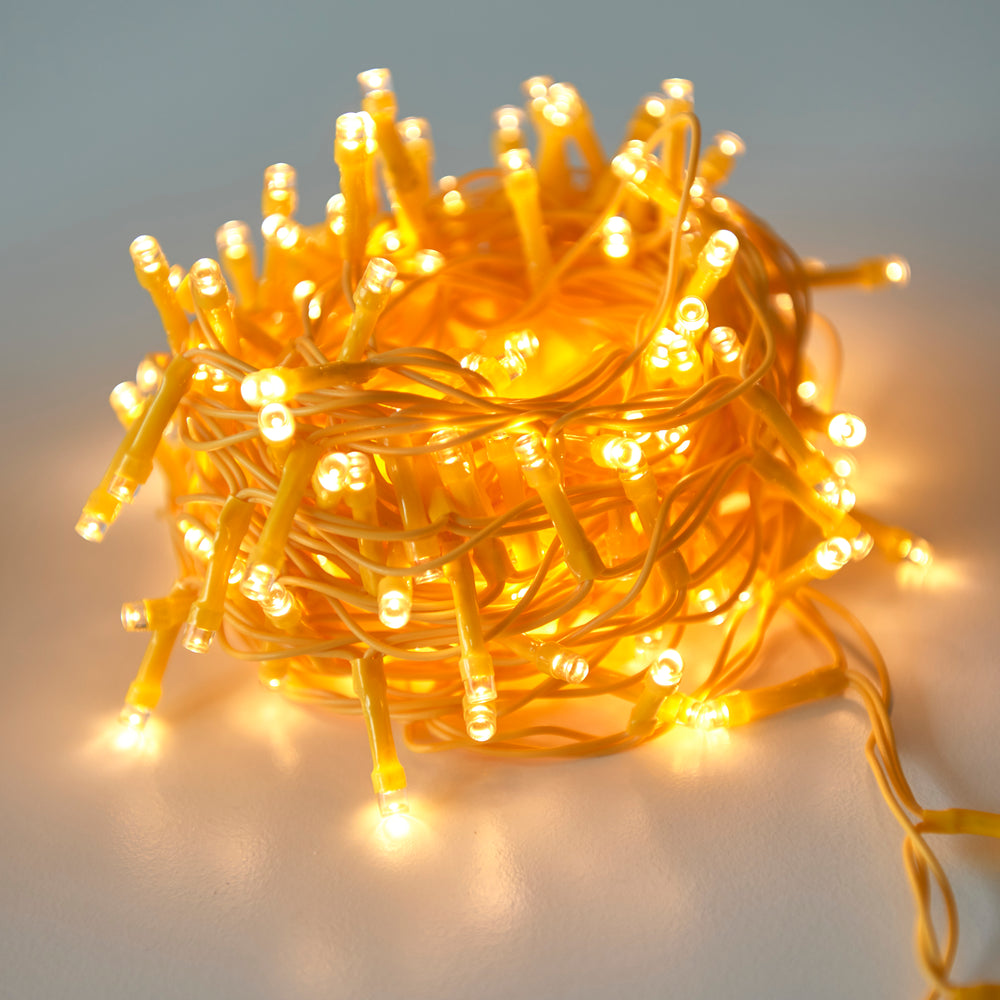 LED Pin Light, Yellow (Mains Powered)
