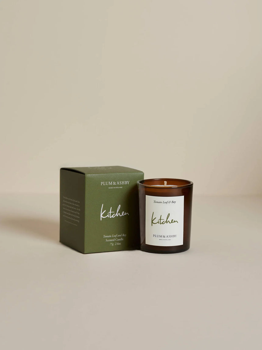 Plum & Ashby Scented Kitchen, Tomato Leaf & Bay Scented Votive