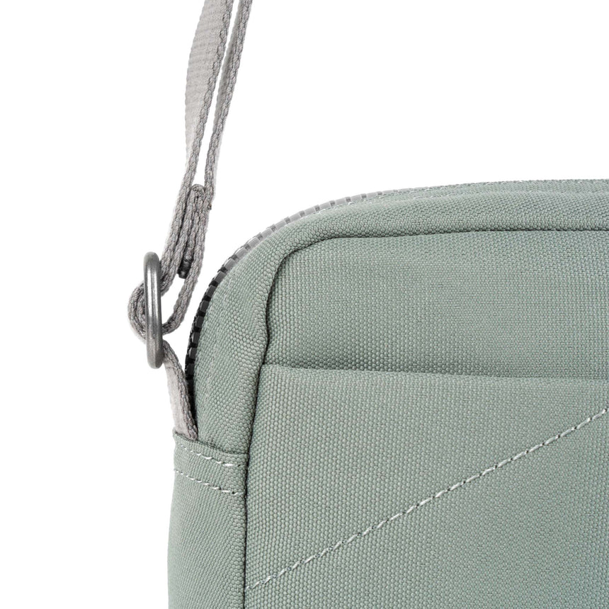 Roka London Bond Crossbody Bag, Pewter (Sustainable Canvas)