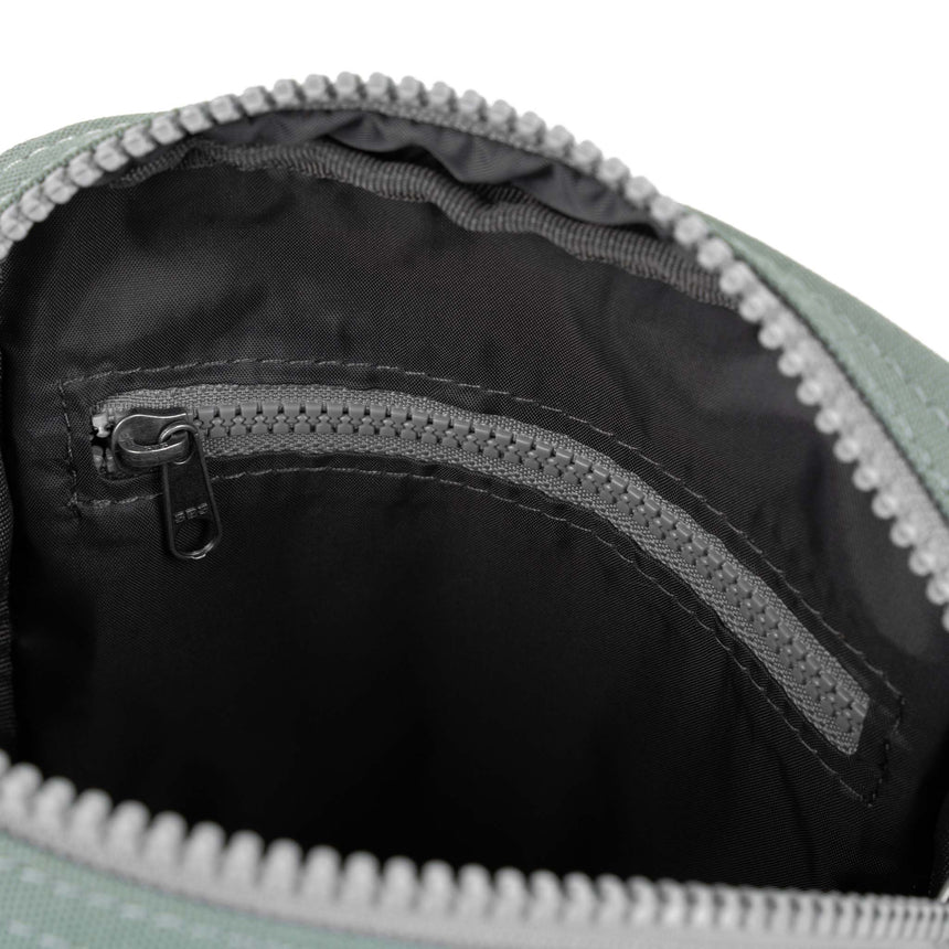 Roka London Bond Crossbody Bag, Pewter (Sustainable Canvas)