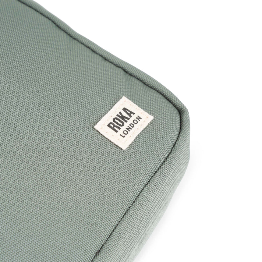 Roka London Bond Crossbody Bag, Pewter (Sustainable Canvas)
