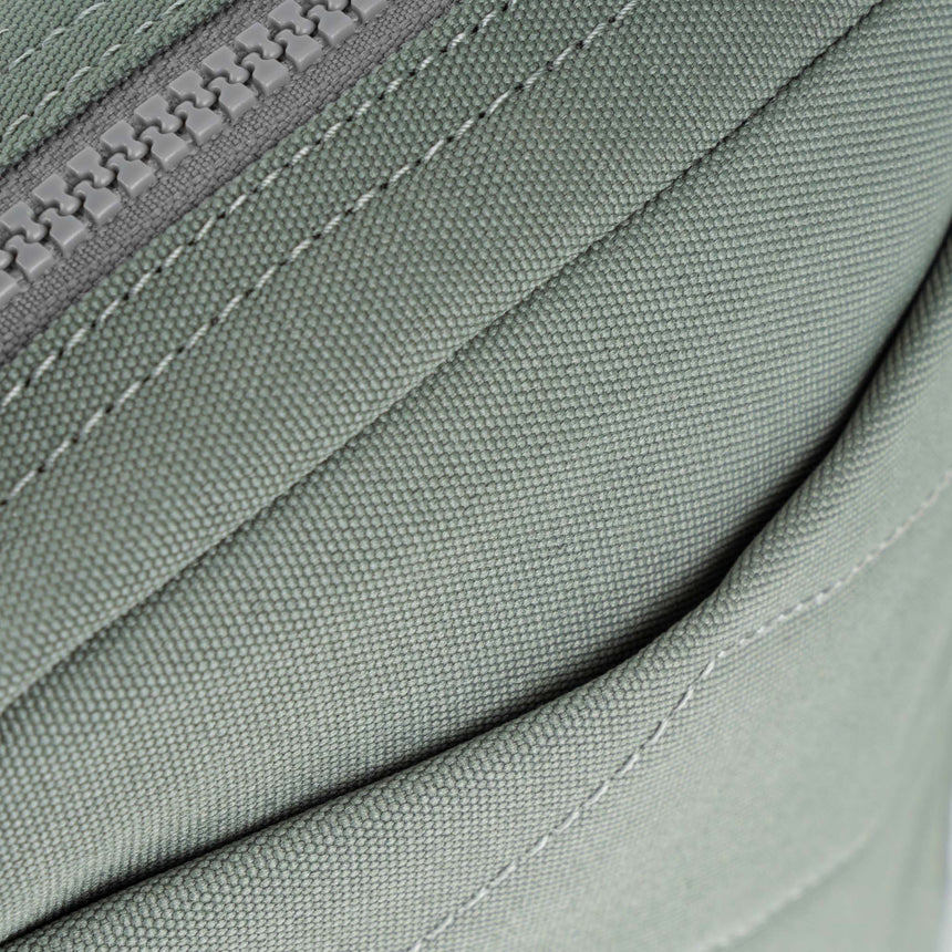 Roka London Bond Crossbody Bag, Pewter (Sustainable Canvas)