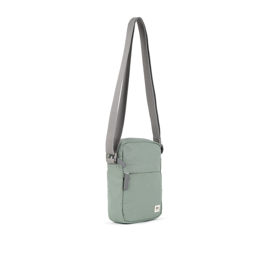 Roka London Bond Crossbody Bag, Pewter (Sustainable Canvas)