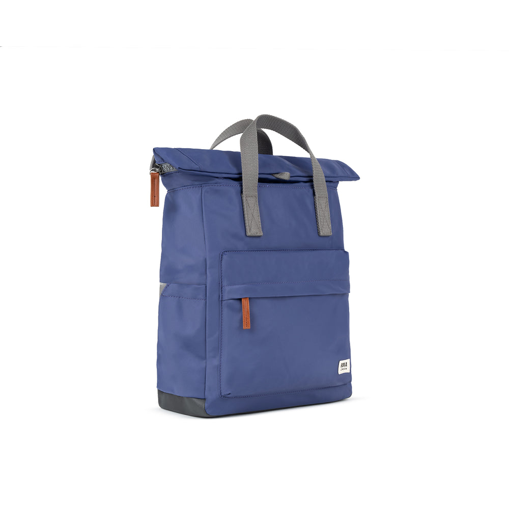 Roka London Canfield B Sustainable Nylon Rucksack, Indigo