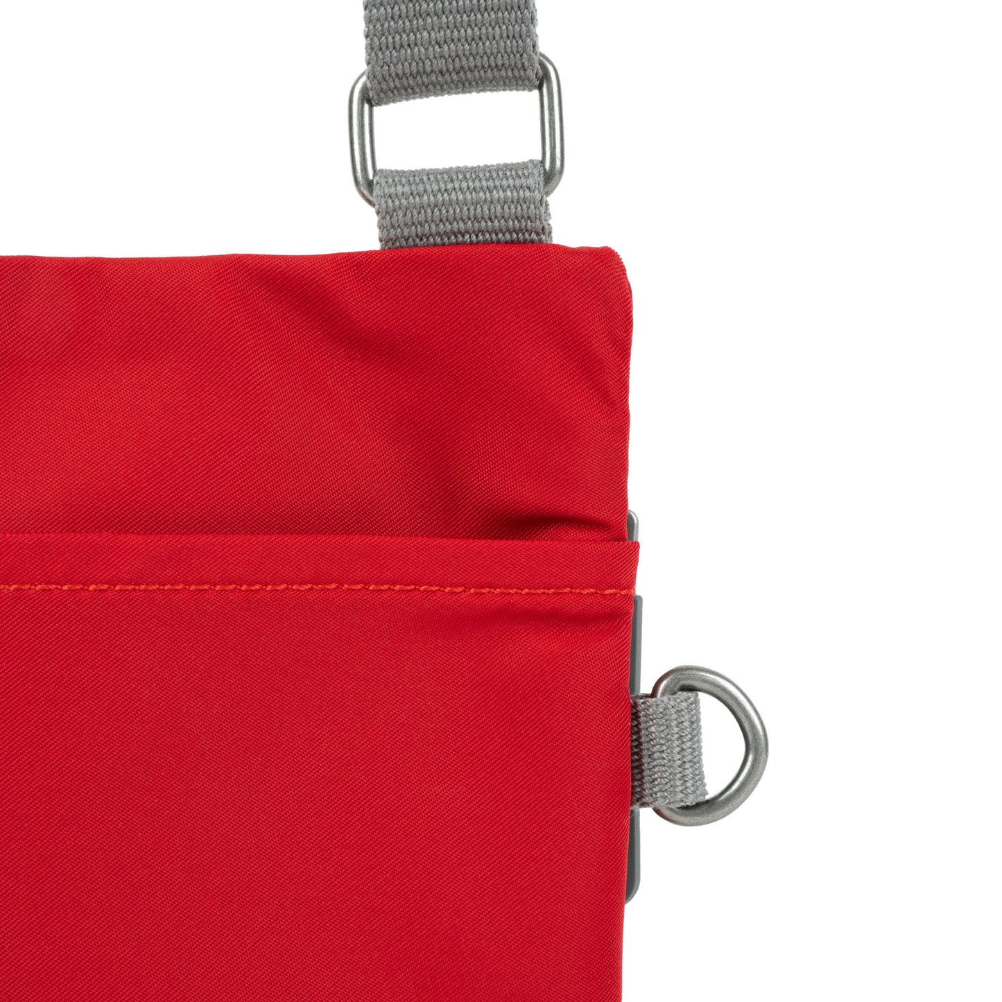 Roka London Chelsea Crossbody Phone Bag,Cranberry Red (Recycled Nylon)